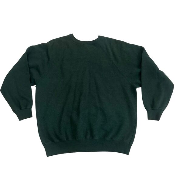 Vintage Champion Reverse Weave Sweater Mens XL Green Made In USA Pullover - Picture 7 of 10